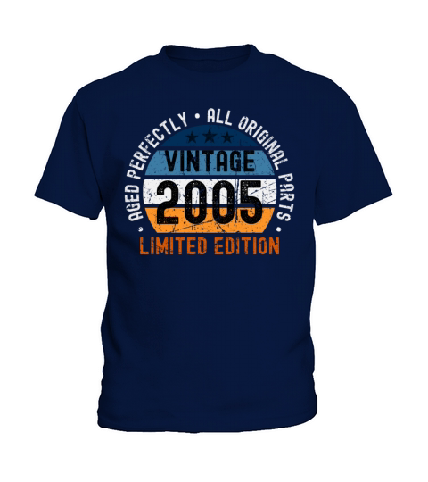 18th Birthday Vintage 2005 Kids T-Shirt