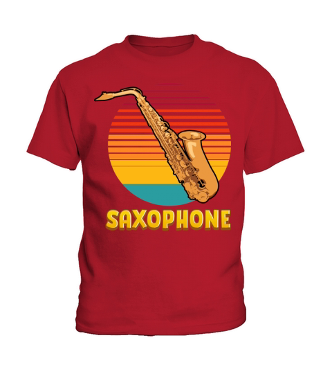 Retro Saxophone Kids T-Shirt