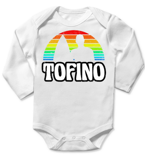Tofino Vintage Sunset Surfer Long Sleeve Baby One-Piece