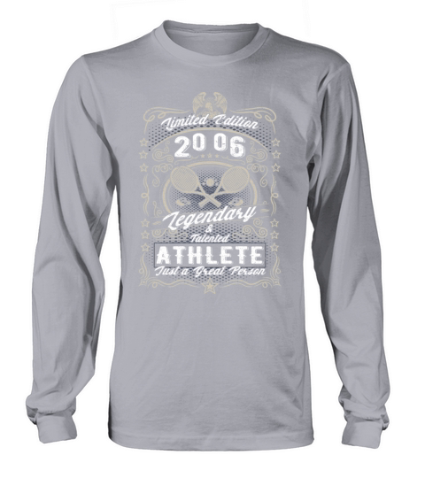 Vintage 2006 Tennis Birthday Gift Sport Hobby Long sleeved Unisex