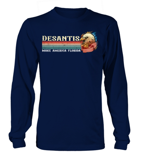 Vintage Distressed Desantis 2024 Election Long sleeved Unisex