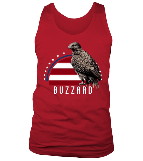 Vintage American Flag Buzzard Vulture Patriotic Tank Top Unisex
