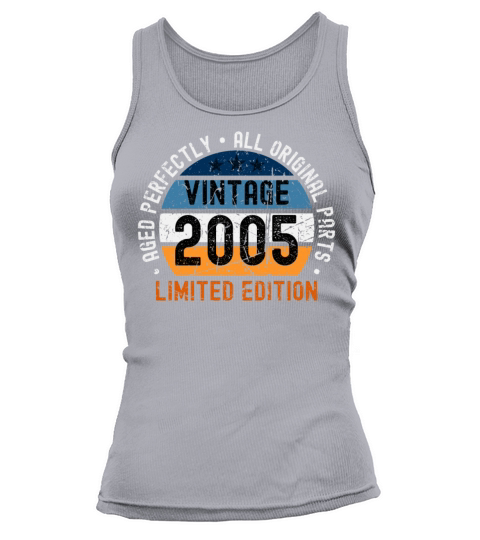 18th Birthday Vintage 2005 Tank top Woman