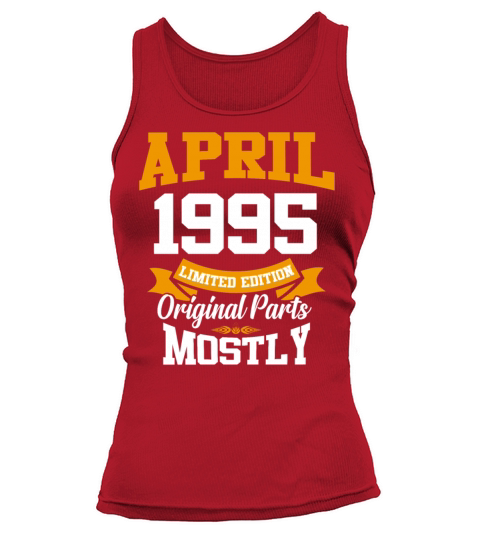 April 1995 Vintage Birthday Present Tank top Woman