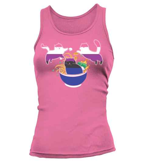 Cats in Ramen Anime Food Tank top Woman
