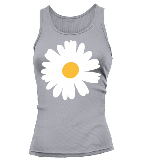 cute white and yellow classic daisy Tank top Woman