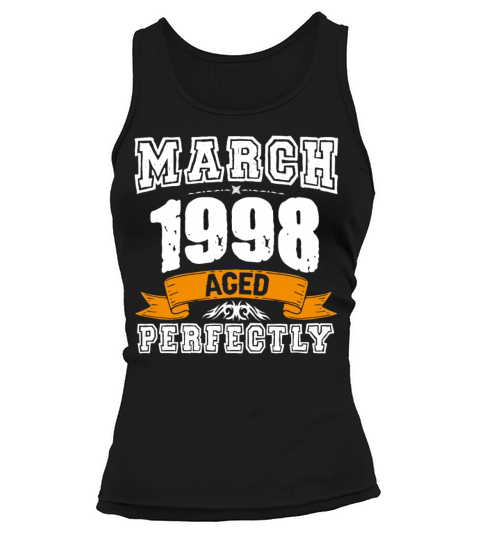March 1998 Vintage Birthday Present Tank top Woman