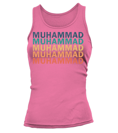 Muhammad Name T Shirt - Muhammad Vintage Retro Nam Tank top Woman