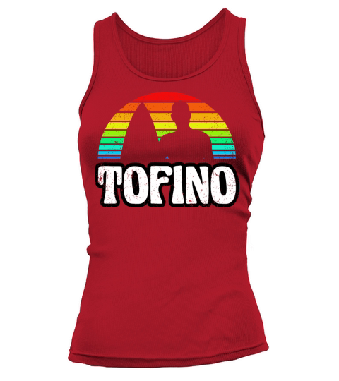Tofino Vintage Sunset Surfer Tank top Woman