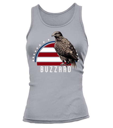 Vintage American Flag Buzzard Vulture Patriotic Tank top Woman