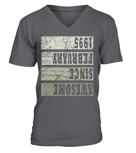 Born 1995 February 28th Birthday Gift V-Neck T-shirt