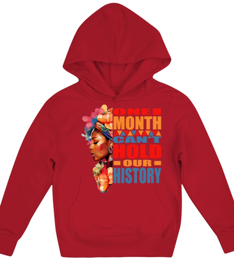 Black Pride African Women Black History Month Kids Hoodie