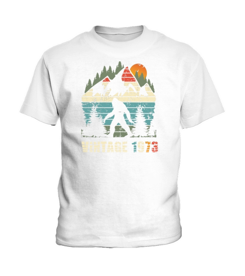 vintage 1973 yeti funny 50th birthday shirt Kids T-Shirt