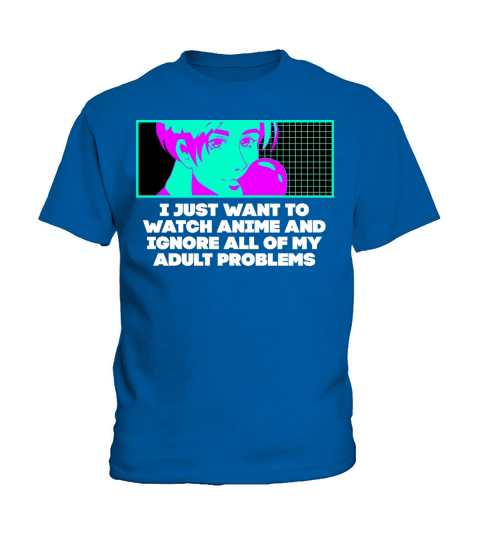 Watch Anime and Ignore My Adult Problems Manga Emo Kids T-Shirt
