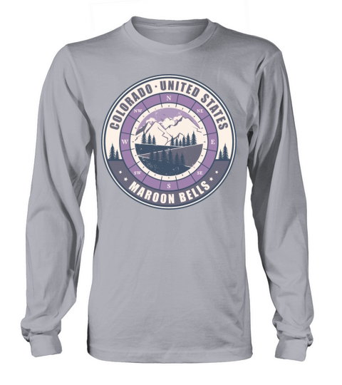 Maroon Bells Colorado United States Vintage Hiking Long sleeved Unisex