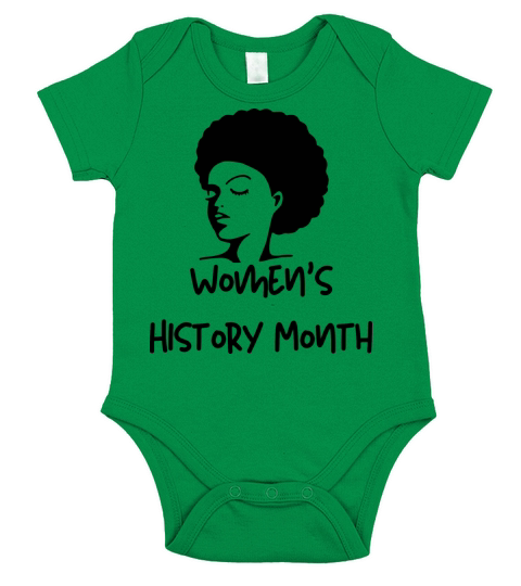 Women s History Month Short Sleeve Baby One-Piece