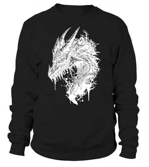 Creepy Vintage Dragon Sweatshirt Unisex
