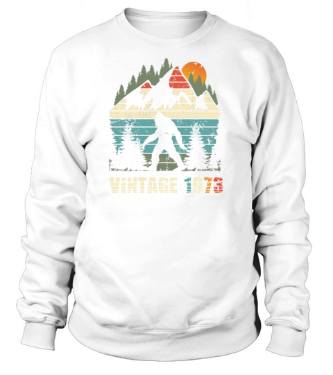 vintage 1973 yeti funny 50th birthday shirt Sweatshirt Unisex