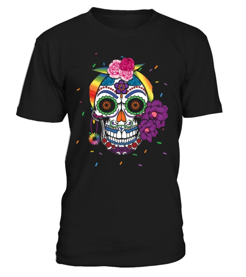 Gay Dia De Los Muertos LGBTQ LGBT Pride Month T-Shirt Unisex