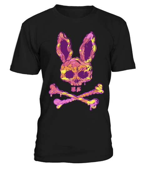 Rabbit Skull Psycho Horror T-Shirt Unisex