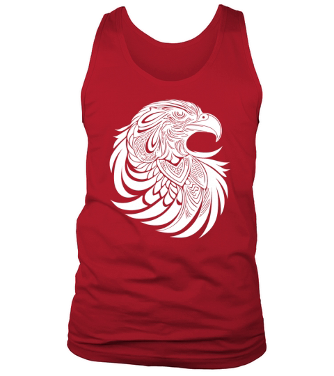 Adler Tribal Logo In Tattoo Style Tank Top Unisex