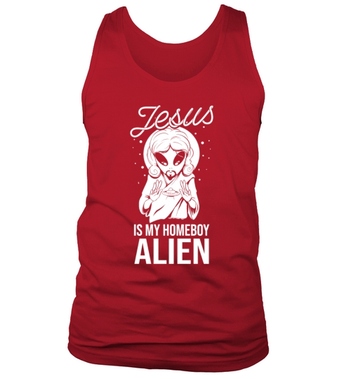 Christian Christianity Homeboy Alien Jesus Tank Top Unisex