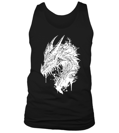 Creepy Vintage Dragon Tank Top Unisex