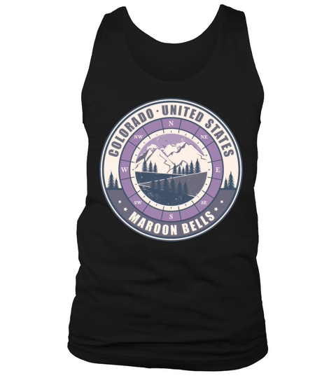 Maroon Bells Colorado United States Vintage Hiking Tank Top Unisex