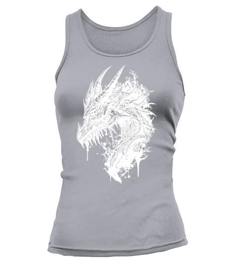 Creepy Vintage Dragon Tank top Woman