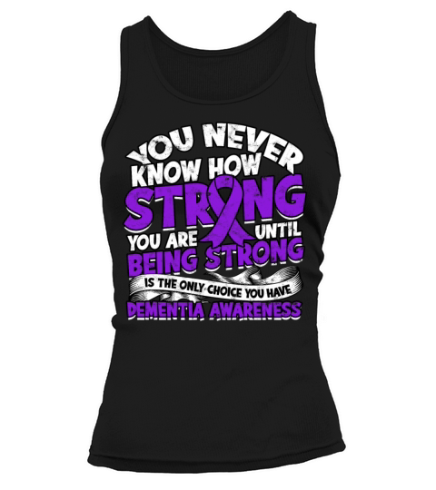 Fight Alzheimers Dementia alzheimer Awareness Tank top Woman