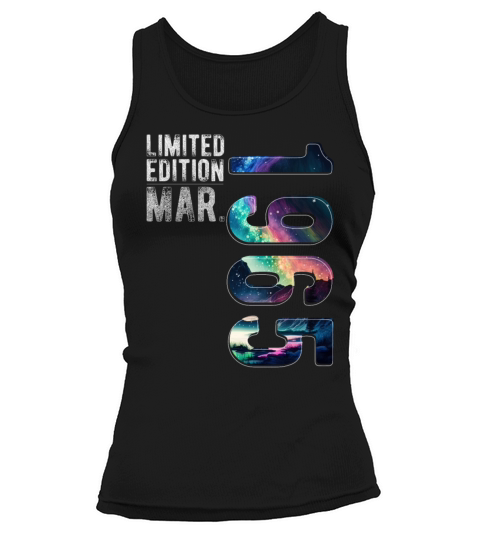 Limited Edition 1965 March Birthday Polar Lights Tank top Woman