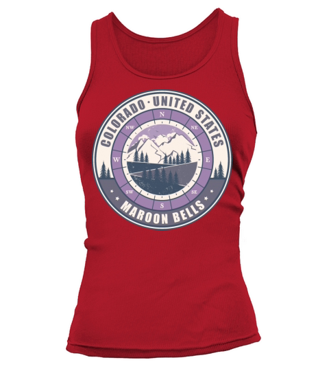 Maroon Bells Colorado United States Vintage Hiking Tank top Woman