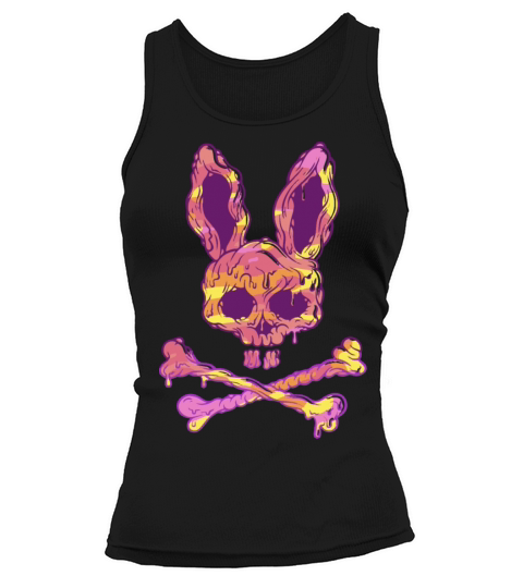 Rabbit Skull Psycho Horror Tank top Woman