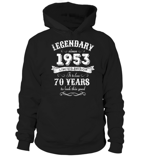 70th Birthday Vintage 1953 Hoodie Unisex