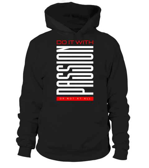 Red and white Minimalist Typography Motivational Hoodie Unisex