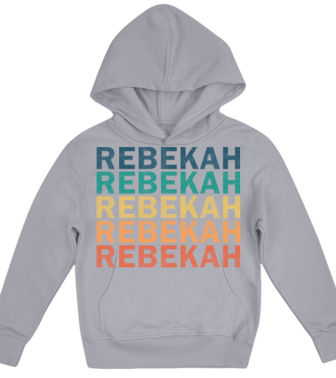 Rebekah Name T Shirt - Rebekah Vintage Retro Name Kids Hoodie