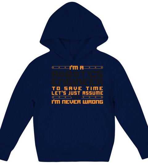 Robot Robotics Engineer Vintage Kids Hoodie