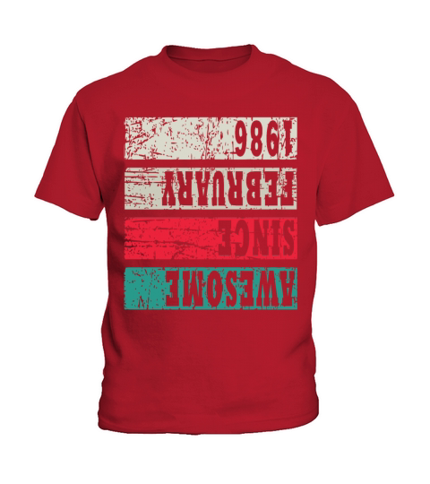 Retro Birthday Year Vintage 1986 Kids T-Shirt