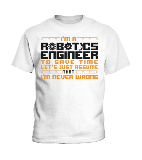 Robot Robotics Engineer Vintage Kids T-Shirt