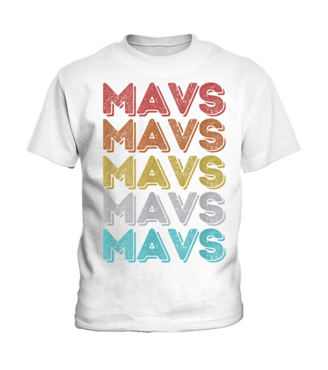 Vintage Retro Mavs New T-Shirt In 2023 Kids T-Shirt