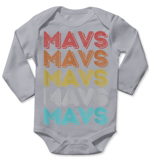 Vintage Retro Mavs New T-Shirt In 2023 Long Sleeve Baby One-Piece