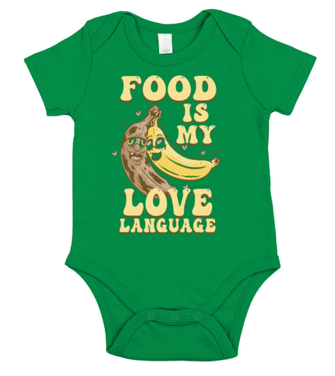 Food Is My Love Language Short Sleeve Baby One-Piece