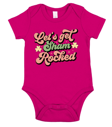 Lets get sham rocked Short Sleeve Baby One-Piece
