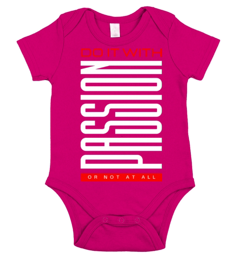 Red and white Minimalist Typography Motivational Short Sleeve Baby One-Piece