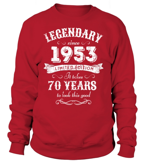 70th Birthday Vintage 1953 Sweatshirt Unisex