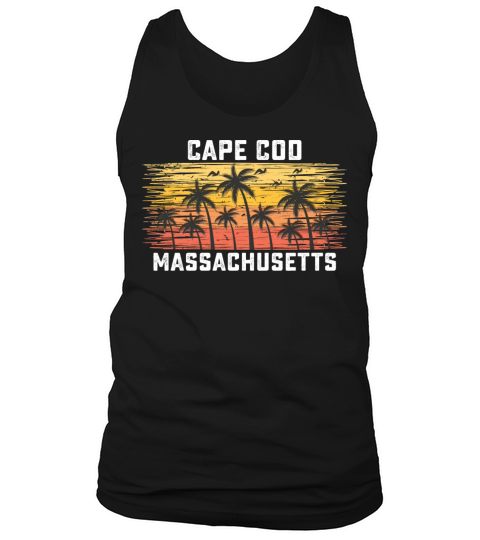 Cape Cod Massachusetts Summer Retro VIntage Tank Top Unisex