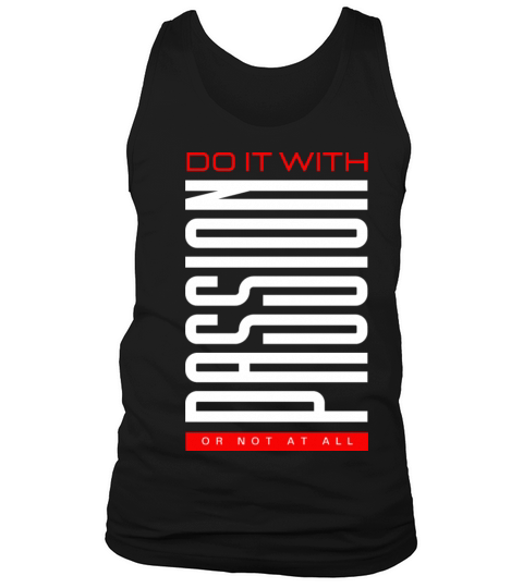 Red and white Minimalist Typography Motivational Tank Top Unisex