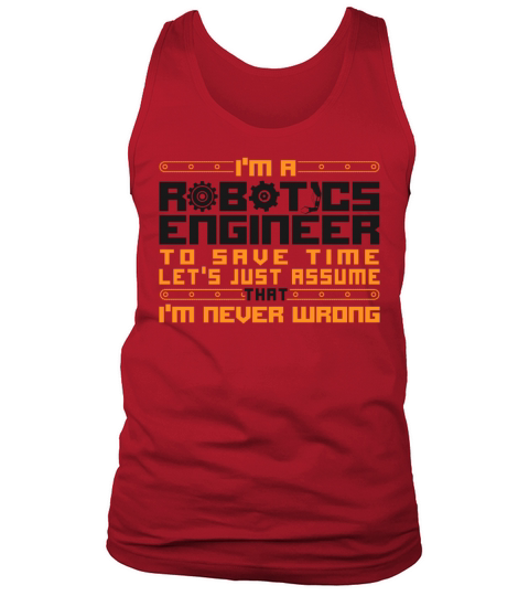 Robot Robotics Engineer Vintage Tank Top Unisex