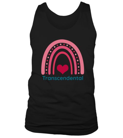Transcendental Viva Magenta Boho Rainbow Tank Top Unisex