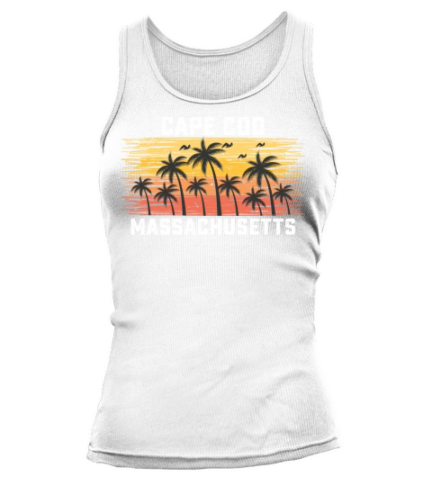 Cape Cod Massachusetts Summer Retro VIntage Tank top Woman
